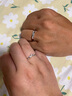 鉆石世家 為愛(ài)加冕 18K金鉆石情侶對戒鉆石戒指 結婚求婚生日紀念日禮物 圈號請聯(lián)系客服備注 女戒（11-15號圈） 曬單實(shí)拍圖