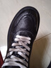 牧末（MUMO）品牌板鞋男鞋子男鞋新款厚底休閑鞋增高軟底商務(wù)皮鞋男 黑色（單里） 41 標準皮鞋尺碼 曬單實(shí)拍圖