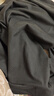夢(mèng)特嬌（MONTAGUT）秋季柔軟舒適男士日常休閑長(zhǎng)袖雙面薄絨衛(wèi)衣 JG 黑色 2XL  曬單實(shí)拍圖