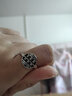 魅麗飾季S925泰銀算盤(pán)轉運珠珠戒指女款財源滾滾個(gè)性開(kāi)口戒指飾品 開(kāi)口均碼 戒指 曬單實(shí)拍圖