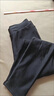 莫代爾打底褲女冬款加厚光澤褲踩腳小腳褲加大碼外穿高腰保暖百搭 高腰平腳加絨 黑色 1條 XL 105-125斤 曬單實(shí)拍圖