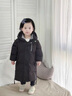 G.DUCKKIDS兒童長(cháng)款羽絨服男童女童過(guò)膝到腳踝冬季加厚中大童小童白鴨絨外套 黑色 男童/女童 同款 120 cm 曬單實(shí)拍圖