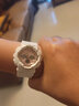 卡西歐（CASIO） 女手表GSHOCK/BABY-G獨角獸淡粉中性潮流時尚防水運動學(xué)生電子表 BA-130-7A1PR白金色 曬單實拍圖