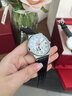 I&W CARNIVAL HWGUOJI 瑞士品牌情侶手表情侶款一對全自動機械表情侶表七夕情人節(jié)禮物 8681銀白/進口機芯/定制刻字 曬單實拍圖