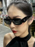 PRADA/普拉達(dá)【禮物】女士 Symbole 太陽眼鏡墨鏡 石板灰鏡片 曬單實(shí)拍圖