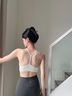 愛暇步瑜伽服內(nèi)衣女吊帶背心無鋼托跑步健身胸衣美背運(yùn)動(dòng)內(nèi)衣外穿帶胸墊 奶酪白/萊卡 A34011NSLK66 M 曬單實(shí)拍圖
