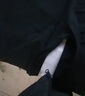 FVQA高爾夫長袖t恤男春秋立領(lǐng)上衣男士打底小衫外穿純色衣服潮體恤男 黑色z M 曬單實拍圖