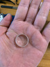 倔匠 6MM999足銀 男士銀戒指素光面簡(jiǎn)約女情侶對戒尾戒中指食指指環(huán) 17號(手指周長(cháng)57MM) 曬單實(shí)拍圖