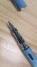 英雄（HERO）钢笔 359B 明尖铱金男女学生初学练字三年级正姿签字钢笔（附加6支墨囊） EF尖 渐变深蓝 实拍图