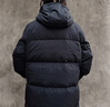 阿迪達斯（adidas）羽絨服男裝女裝 冬季新款戶(hù)外防風(fēng)運動(dòng)服連帽保暖外套長(cháng)款羽絨服 0664-情侶款-黑色-主推 M 曬單實(shí)拍圖