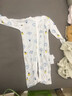 嬰兒衣服竹纖維長袖夏季薄款哈衣0-3個月女寶寶新生兒連體衣春秋 【長袖】獅子云朵 90cm 曬單實拍圖