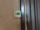 領普 無線門鈴家用自發(fā)電不用電池遠距離智能電子別墅門鈴 全面板M2 一拖二金色 曬單實拍圖