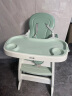 可优比（KUB）多功能婴儿餐椅吃饭餐桌椅儿童学习书桌座椅学坐椅 大脸猫多功能餐椅-绿色 实拍图