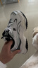 FILA FUSION斐樂(lè)官方硬糖2代女鞋老爹鞋秋季運(yùn)動(dòng)鞋厚底鞋 雨霧灰/銀灰色-NS 36 曬單實(shí)拍圖