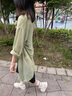 獨(dú)孤伽羅真絲外披女開衫中長款桑蠶絲外搭防曬衣2024新款夏季寬松長袖披肩 綠色 M 110斤內(nèi) 曬單實(shí)拍圖
