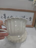 肆月歐式咖啡杯碟下午茶具高顏值陶瓷杯 米色-咖啡杯+咖啡碟 曬單實(shí)拍圖