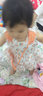 鸞雀翔 女寶寶夏裝套裝一歲半女童嬰兒2件套女童夏季吊帶韓版小女孩衣服 桔紅色 90cm 曬單實(shí)拍圖
