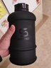 SHAKESPHERE ShakeSphere健身水壺大容量磨砂大號運動水杯子大肚杯 黑色（建議水溫＜40℃）1300ml 曬單實拍圖