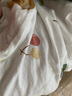 舒貝怡嬰兒衣服夏季0-2歲寶寶短袖連體衣卡通新生兒薄款爬服 獅子白色 73cm (6-12個月) 曬單實拍圖