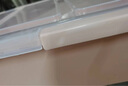萬(wàn)派內衣收納盒家用分隔神器衣柜學(xué)生宿舍文胸內褲襪子三合一整理箱柜 北歐粉翻蓋-透明蓋款【5格】 曬單實(shí)拍圖