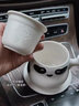 一品仟堂熊貓水杯帶蓋白瓷茶杯茶水分離杯個(gè)人專(zhuān)用陶瓷馬克杯杯咖啡杯茶杯 熊貓茶咖杯-白/白蓋（安全裝） 曬單實(shí)拍圖