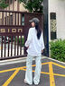 BJHG【 姚琛同款】不計(jì)后果秋重磅高級感內(nèi)搭長袖T恤男潮牌寬松打底衫 白色 XL （180-210斤） 曬單實(shí)拍圖