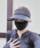 ZAUO修身防曬衣透氣防紫外線(xiàn)冰感防曬服 修身防曬少女版 黑色 S 曬單實(shí)拍圖