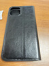 洽利 真皮適用蘋果12Promax手機(jī)殼iPhone13pro/12mini保護(hù)套翻蓋防摔全包男款 蘋果12/12pro 經(jīng)典黑色（6.1英寸） 曬單實(shí)拍圖