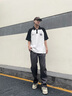 Shelley Jones重磅polo衫男士夏季新款寬松潮流百搭翻領(lǐng)半袖體恤衫青少年上衣服 PL2550淺灰色 XL [建議125-135斤] 曬單實(shí)拍圖