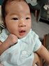 （貝嬰愛(ài)）2件裝夏季0-3個(gè)月新生嬰兒男女寶寶衣服純棉短袖半背內(nèi)衣上衣和尚服 杰利熊+藍(lán)色 52 曬單實(shí)拍圖