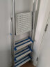 万怡（WRIGHT）梯子家用折叠梯人字梯多功能室内登高铝合金伸缩梯子WR2491-NW 实拍图