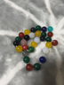 綠儂珠寶 高含量朱砂圓珠紫金砂帝王砂散珠手串隔珠本命年DIY配珠 【帝王砂】 直徑約10mm/2顆 曬單實(shí)拍圖