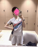 圣希奴（SaintsYno）新款夏季羽毛球服女套裝運(yùn)動(dòng)服男短袖比賽訓(xùn)練隊(duì)服裝團(tuán)購訂制 1010白色女套裝【配短裙白色】 L 曬單實(shí)拍圖