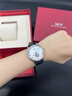 I&W CARNIVAL HWGUOJI瑞士品牌IW情侶手表皇爵系列進口機芯超薄全自動機械情侶表一對 愛沃馳銀白男表/定制刻字/禮盒包裝 +玫金女士手鐲 曬單實拍圖