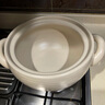 BAMBETEL班貝特德國(guó)品牌陶土砂鍋雙耳燉湯鍋家用耐高溫燃?xì)庠罡蔁涣褱?素陶砂鍋-奶白適用3-7人 5L 曬單實(shí)拍圖