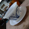 金镶玉盖碗茶具 陶瓷三才泡茶碗家用手工绘制送礼品盒高档 墨兰盖碗 实拍图