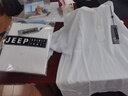 JEEP SPIRIT亞麻t恤男夏季薄款冰絲短袖中國風(fēng)潮流百搭寬松大碼棉麻半袖上衣 白色 4XL 曬單實(shí)拍圖