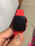 Apple/苹果 Watch Series 8 智能手表GPS+蜂窝款41毫米红色铝金属表壳红色运动型表带 S8 MNJ33CH/A 实拍图