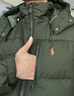 Polo Ralph Lauren 拉夫勞倫 男裝 經(jīng)典款羽絨服RL15897 301-綠色 S 曬單實(shí)拍圖