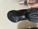 三沙（Sansha）現代舞蹈鞋女中跟軟底皮面廣場(chǎng)舞跳舞運動(dòng)H166LPI 黑色-牛pi 35 曬單實(shí)拍圖