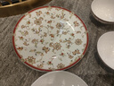 唐帕（TANGPA）盤子碗套裝紅色新婚禮物喬遷新居高端送禮結(jié)婚送朋友搬新家禮品 健康高溫瓷40頭夢(mèng)里花結(jié)婚送禮 曬單實(shí)拍圖