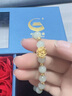 中國黃金（CHINA GOLD）玫瑰花黃金手鏈女士足金轉運珠手串生日禮物高檔實用送女友生日 足金玫瑰轉運珠手串 曬單實拍圖