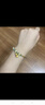 歐陽(yáng)先生純手工編織紅繩手鏈女半成品可穿珠黃金珠配件DIY手繩送禮物 淡雅綠 曬單實(shí)拍圖
