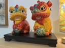 翊珗（YIXIAN）醒獅擺件舞獅石灣公仔陶瓷非遺裝飾工藝品定制高端商務(wù)伴手禮品 恭喜發(fā)財(cái)禮盒裝【順豐快遞】 曬單實(shí)拍圖