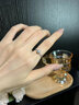 FR扭臂六爪鉆戒白18K金鉆石戒指結(jié)婚求婚戒指1克拉婚戒七夕禮物 主鉆20分+副鉆5分 H色SI 曬單實拍圖