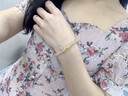 Grace Girl輕奢一貝子和田玉手鏈女士手串首飾生日七夕情人節(jié)禮物送女友老婆 和田玉一貝子手鏈【刻字、賀卡】 曬單實(shí)拍圖