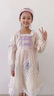 G.duck兒童新款2024甜美春秋季女小童長(cháng)袖公主連衣裙洛麗塔女寶寶裙子潮 紫色 110碼建議身高100-110cm4-5歲 曬單實(shí)拍圖