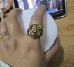 周生生七夕禮物 霸氣王者黃金戒指 生生有禮足金生肖虎頭戒 92929R計價 19圈 - 16.74克(含工費1250元) 曬單實拍圖