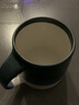 利快 日本進(jìn)口陶瓷馬克杯雙色帶把手創(chuàng  )意辦公家用茶杯水杯咖啡杯 拼色藍白 320ml 曬單實(shí)拍圖