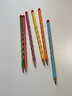 UNISUN小學(xué)生用彩色筆桿HB盒裝三角細桿洞洞鉛筆 彩色細桿洞洞鉛2盒裝 曬單實(shí)拍圖